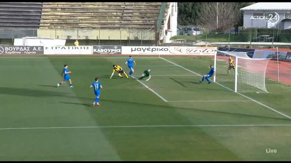 Απίθανη χαμένη ευκαιρία της Αναγέννησης Καρδίτσας σε κενή εστία (video)