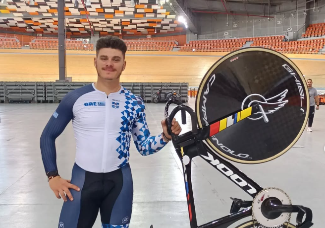 Νέο πανελλήνιο ρεκόρ από τον Λιβανό στα 200μ σπριντ ποδηλασίας πίστας μετά από 13 χρόνια