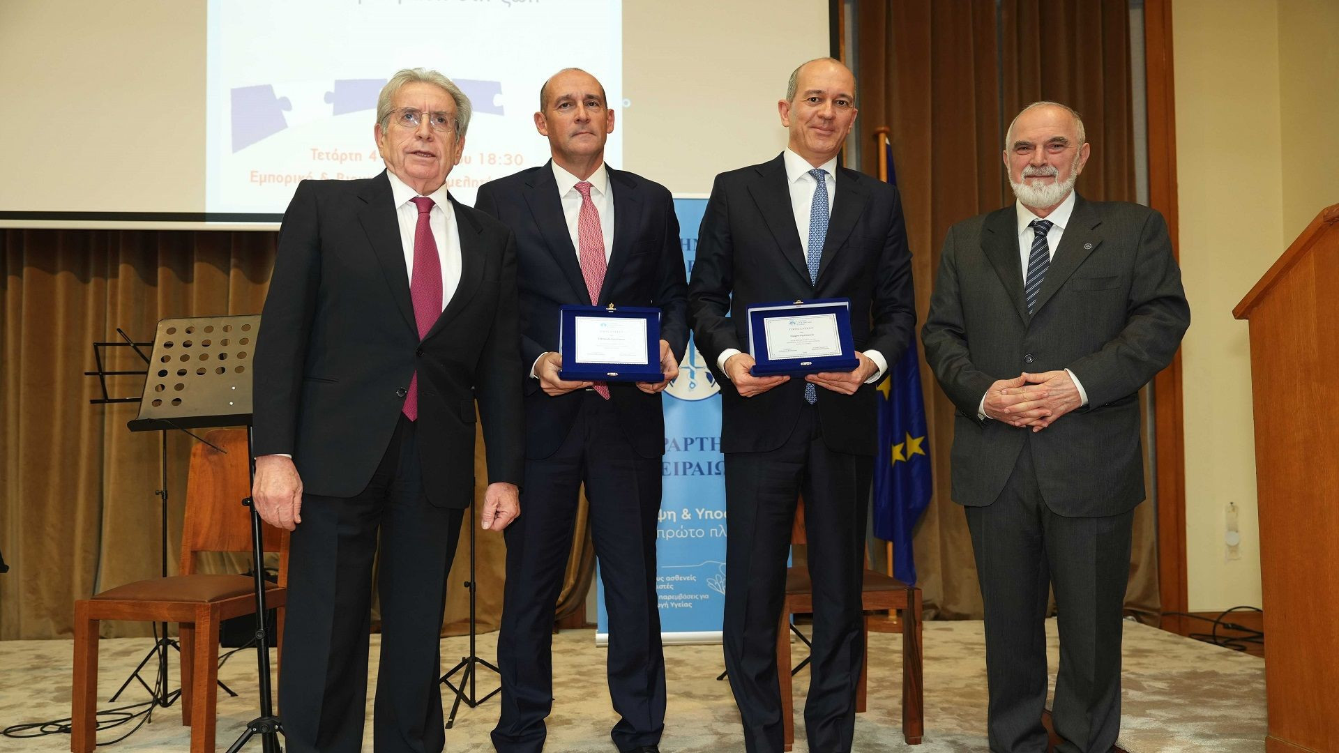 Παναγιώτης και Γιώργος Αγγελόπουλος βραβεύθηκαν από την Ελληνική Αντικαρκινική Εταιρεία