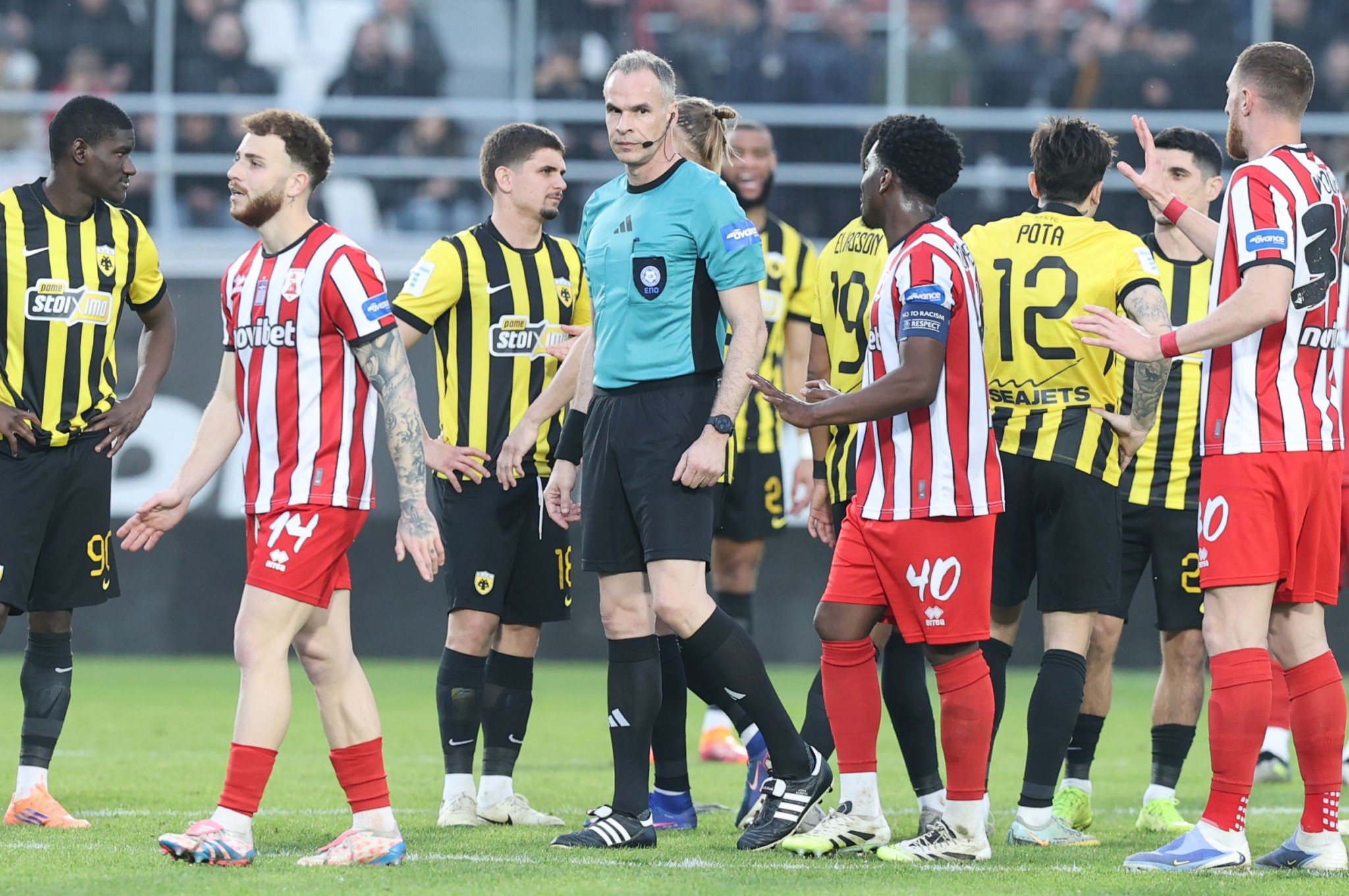 «Καρφιά» του Πανσερραϊκού για το «ευ αγωνίζεσθαι» της ΑΕΚ (photo)