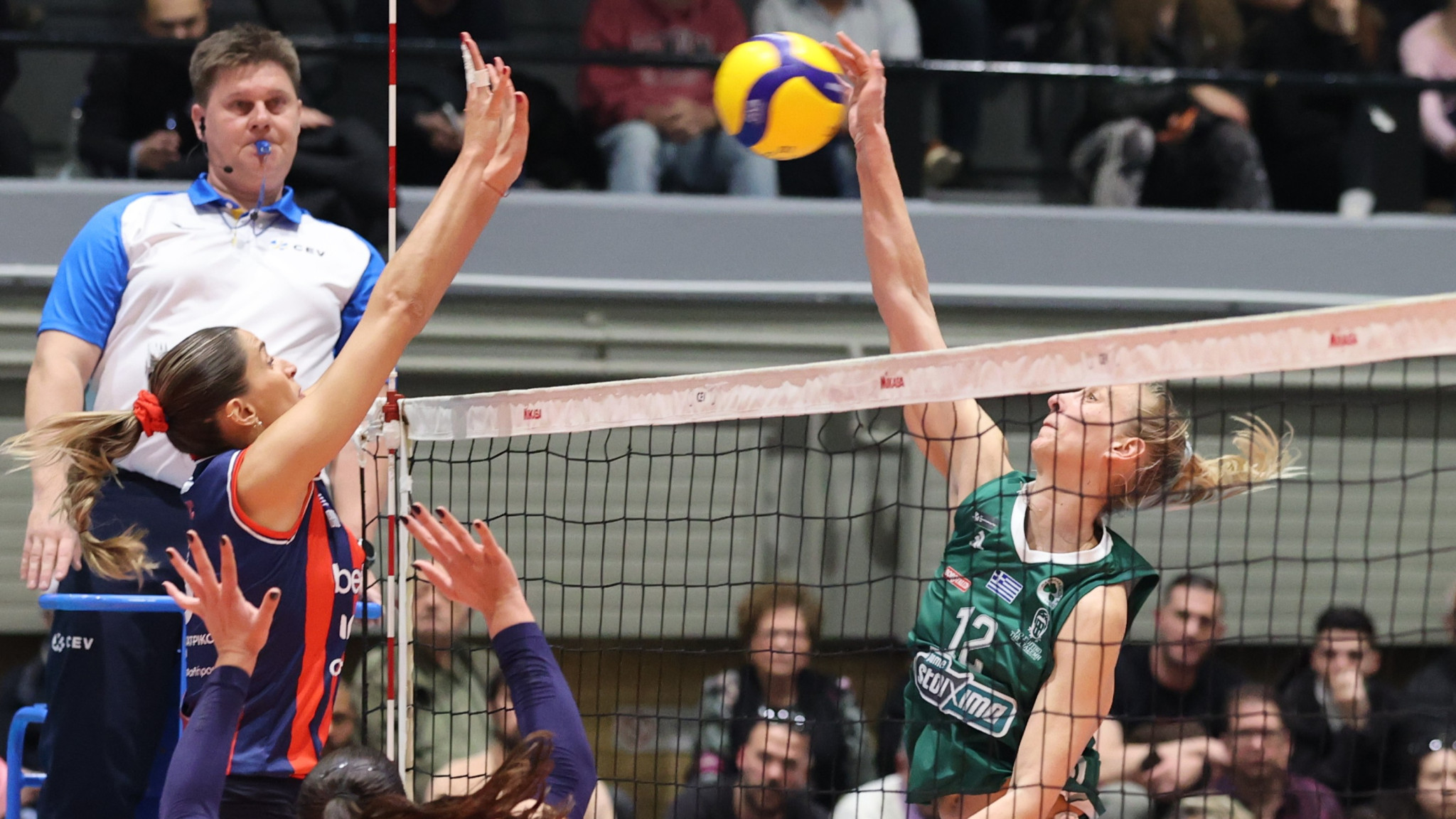 Το επεισοδιακό δεύτερο σετ στο Παναθηναϊκός - Πανιώνιος (video)