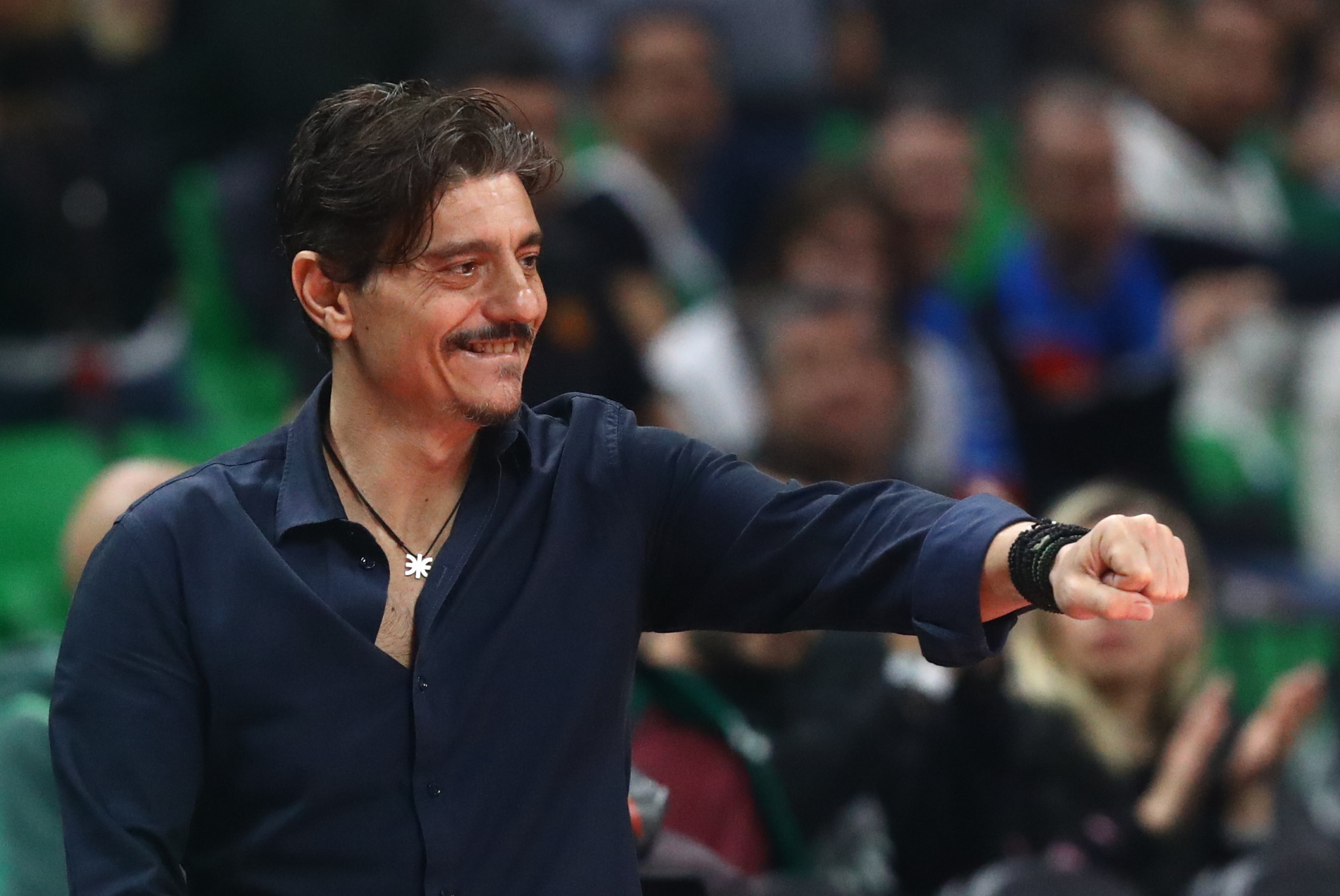 Παρουσία Δημήτρη Γιαννακόπουλου το Παναθηναϊκός - Παρί στο T-Center (video)