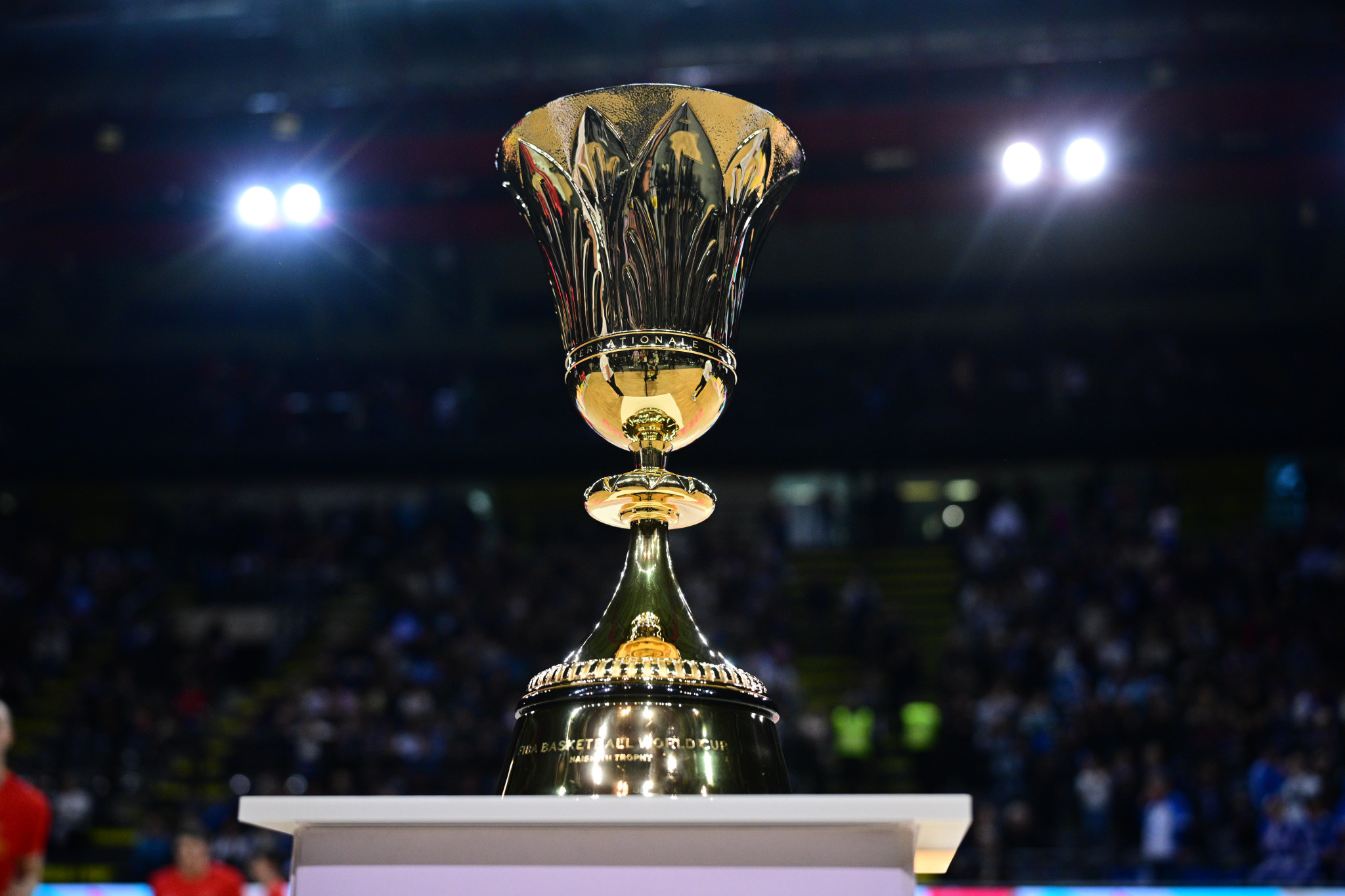 Το τρόπαιο του Mundobasket 2027 στη Sunel Arena για το Ελλάδα - Μαυροβούνιο (photos)