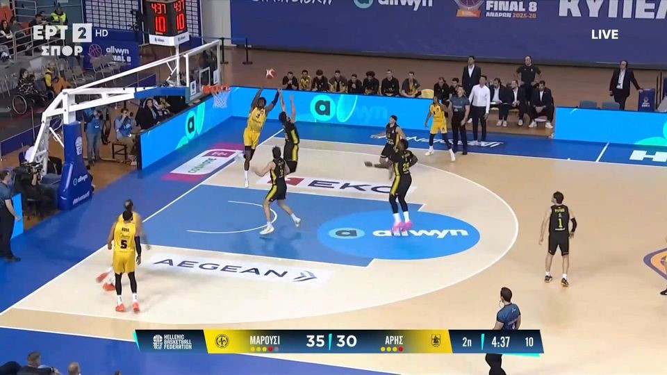 Alley-oop με δόση τύχης από τον Αντετοκούνμπο, τρίποντη απάντηση από τον Τουλιάτο (video)