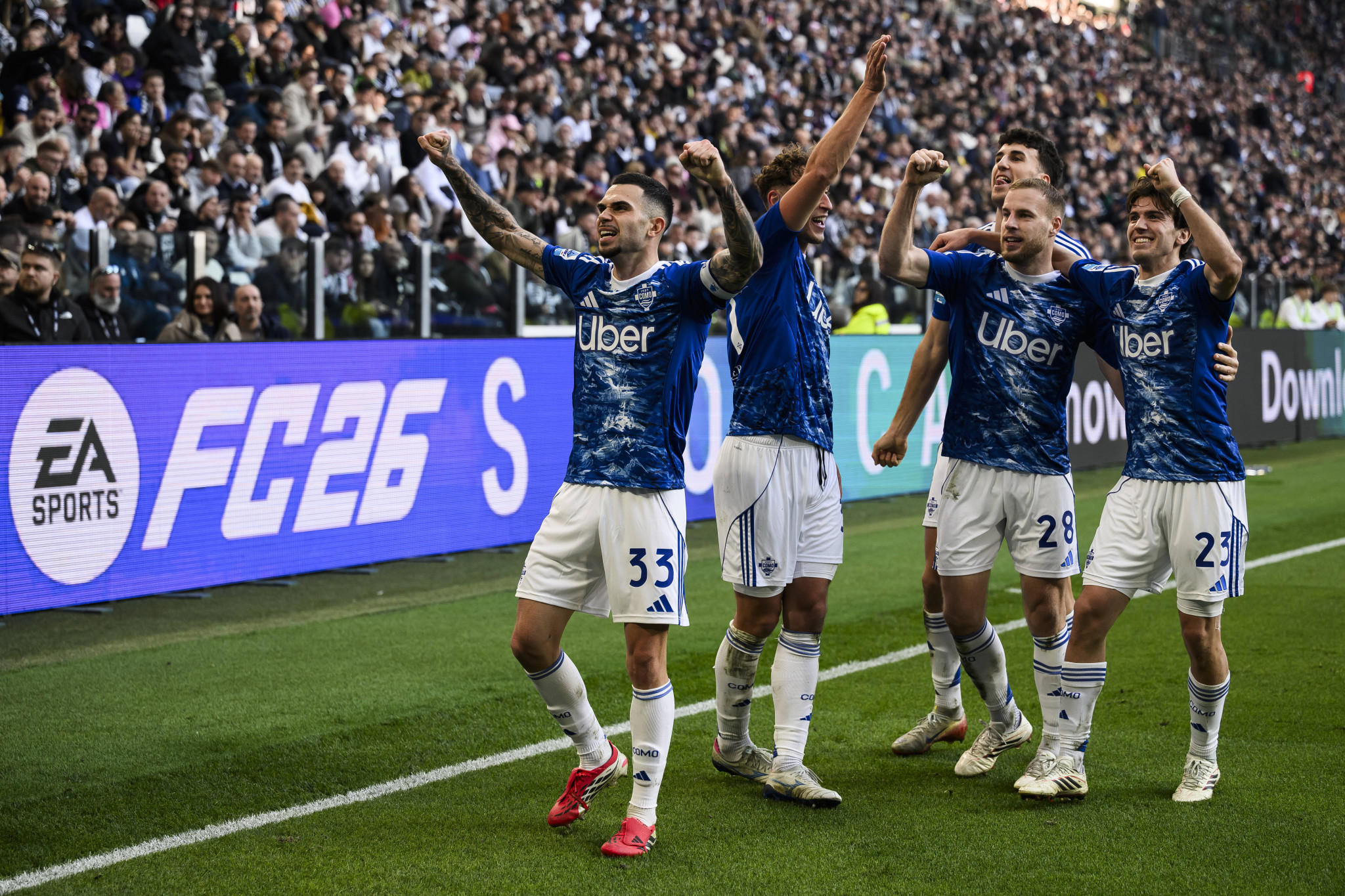 Με ασίστ του Δουβίκα η φοβερή Κόμο «άλωσε» την έδρα της Γιουβέντους και βλέπει τετράδα (video)