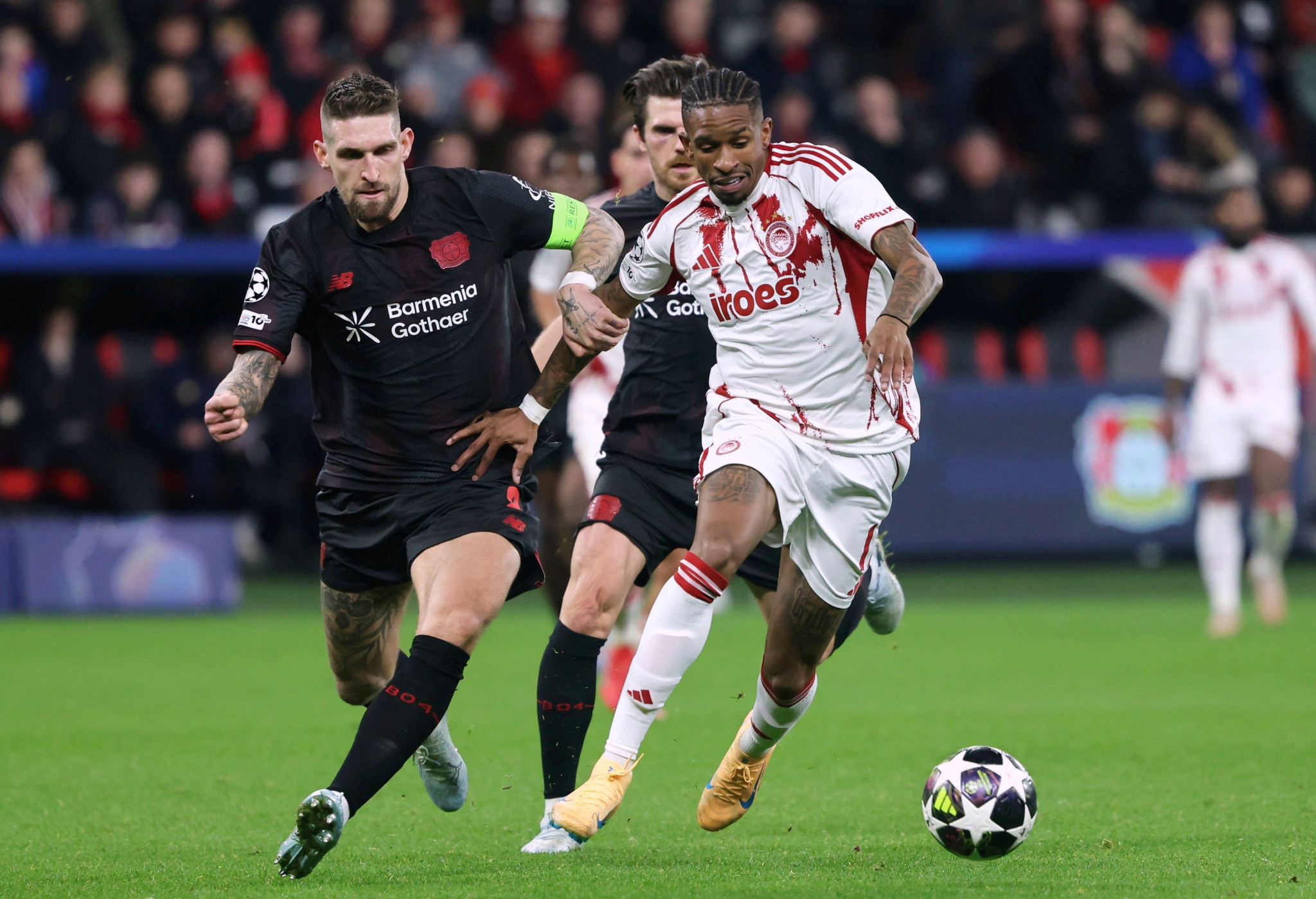 Τα highlights από τη «λευκή» ισοπαλία του Ολυμπιακού κόντρα στη Λεβερκούζεν