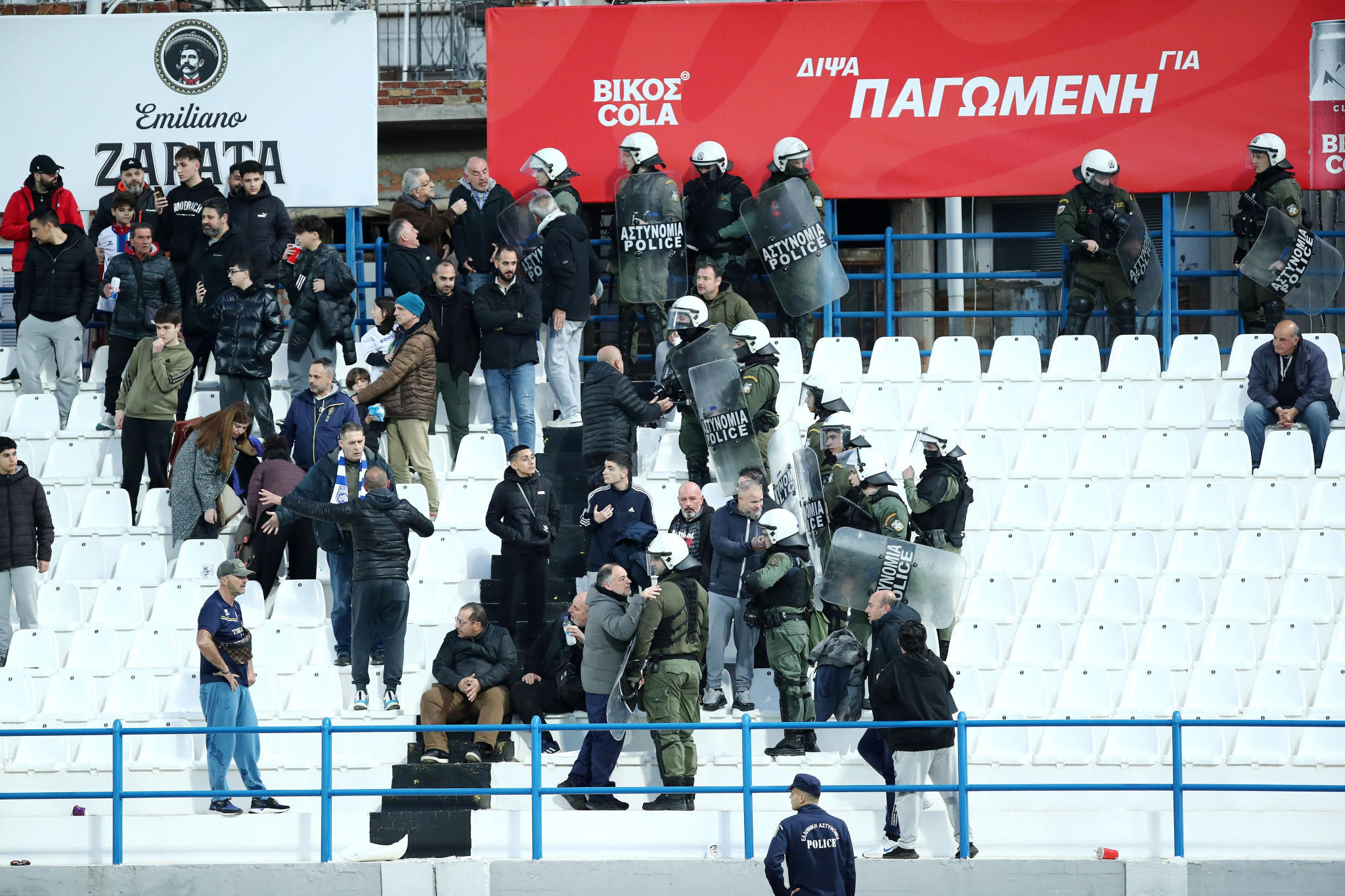 Η Κηφισιά δεν ξαναδίνει εισιτήρια σε φιλοξενούμενους μετά τα επεισόδια και την προφυλάκιση του προέδρου του Ιωνικού