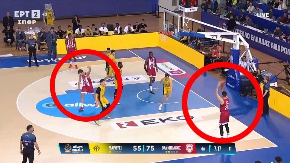 Ο Βεζένκοφ το είχε σίγουρο: Ο άσος του Ολυμπιακού πανηγύρισε τρίποντο του Πίτερς πριν μπει! (video)