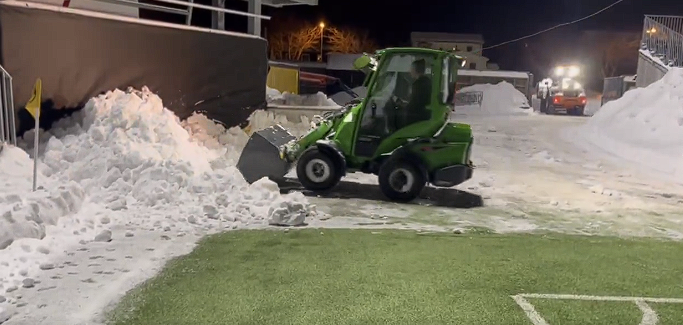 «Winter is coming»: Καλυμμένο με χιόνι το γήπεδο της Μπόντο δύο ημέρες πριν το ματς με την Ίντερ (video)