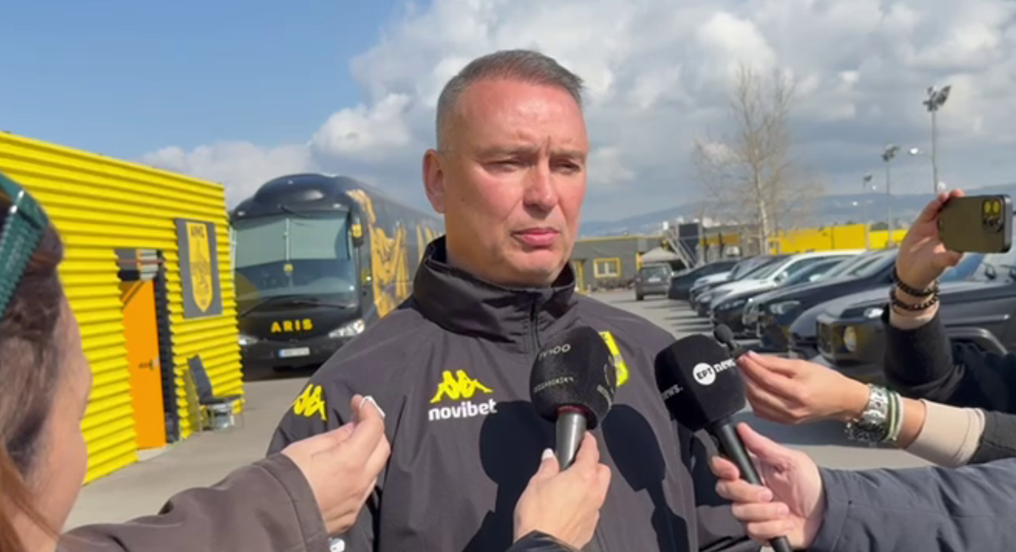 Γρηγορίου: «Να φανούμε αντάξιοι στον ιστορικό κόσμο του Άρη και στη βαριά φανέλα της ομάδας»