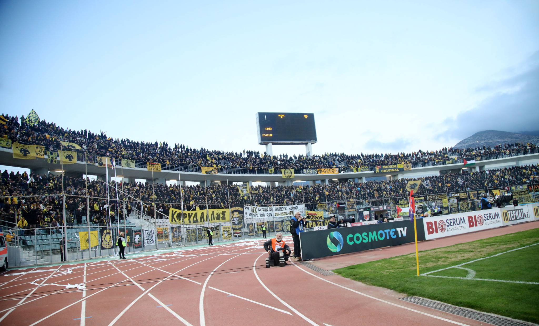 Κι επίσημα sold out το Βόλος - ΑΕΚ στο Πανθεσσαλικό, ρεκόρ προσέλευσης από οπαδούς της Ένωσης