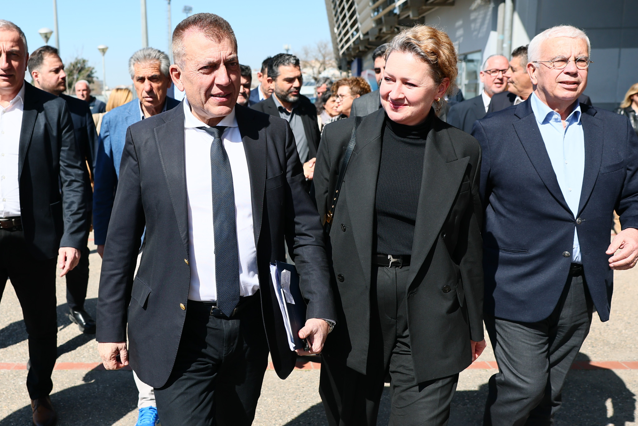 Βρούτσης σε Γκοντσάροβα και αντιπροσωπεία ΠΑΟΚ: «Καλώς ορίσατε πλέον σπίτι σας»