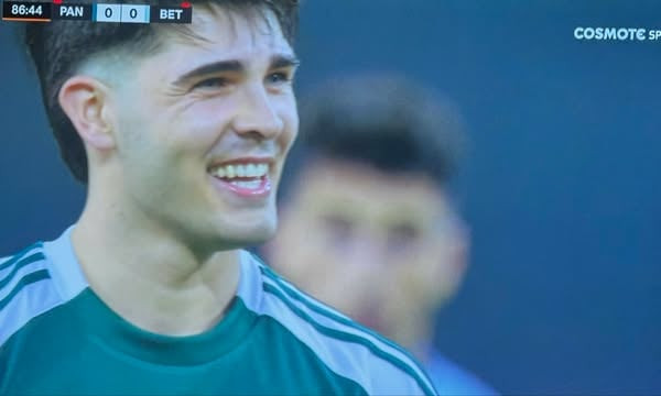 Το χαμόγελο του Ταμπόρδα πριν την εκτέλεση του πέναλτι