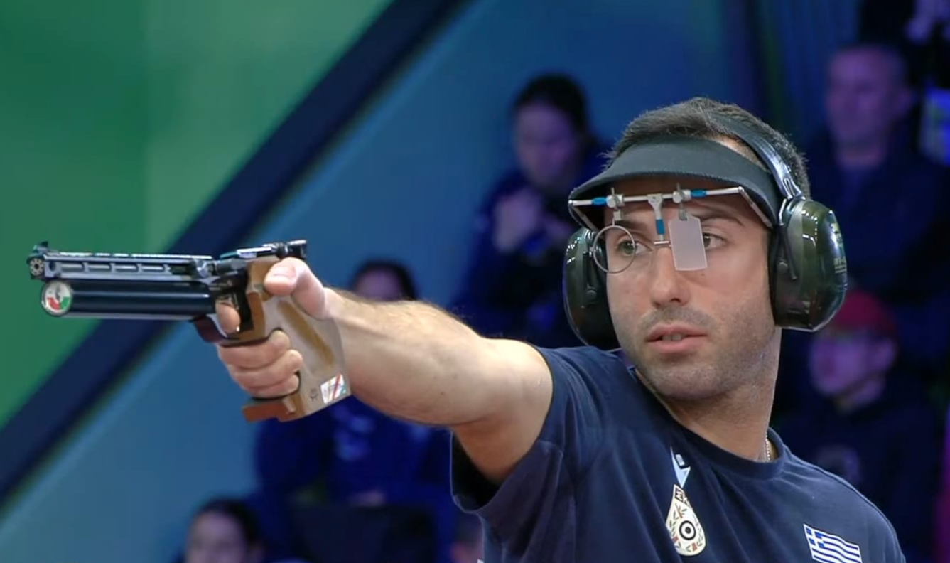 Για 0.6 εκτός βάθρου ο Γαμπιεράκης στα 10μ αεροβόλο πιστόλι στο Ευρωπαϊκό σκοποβολής