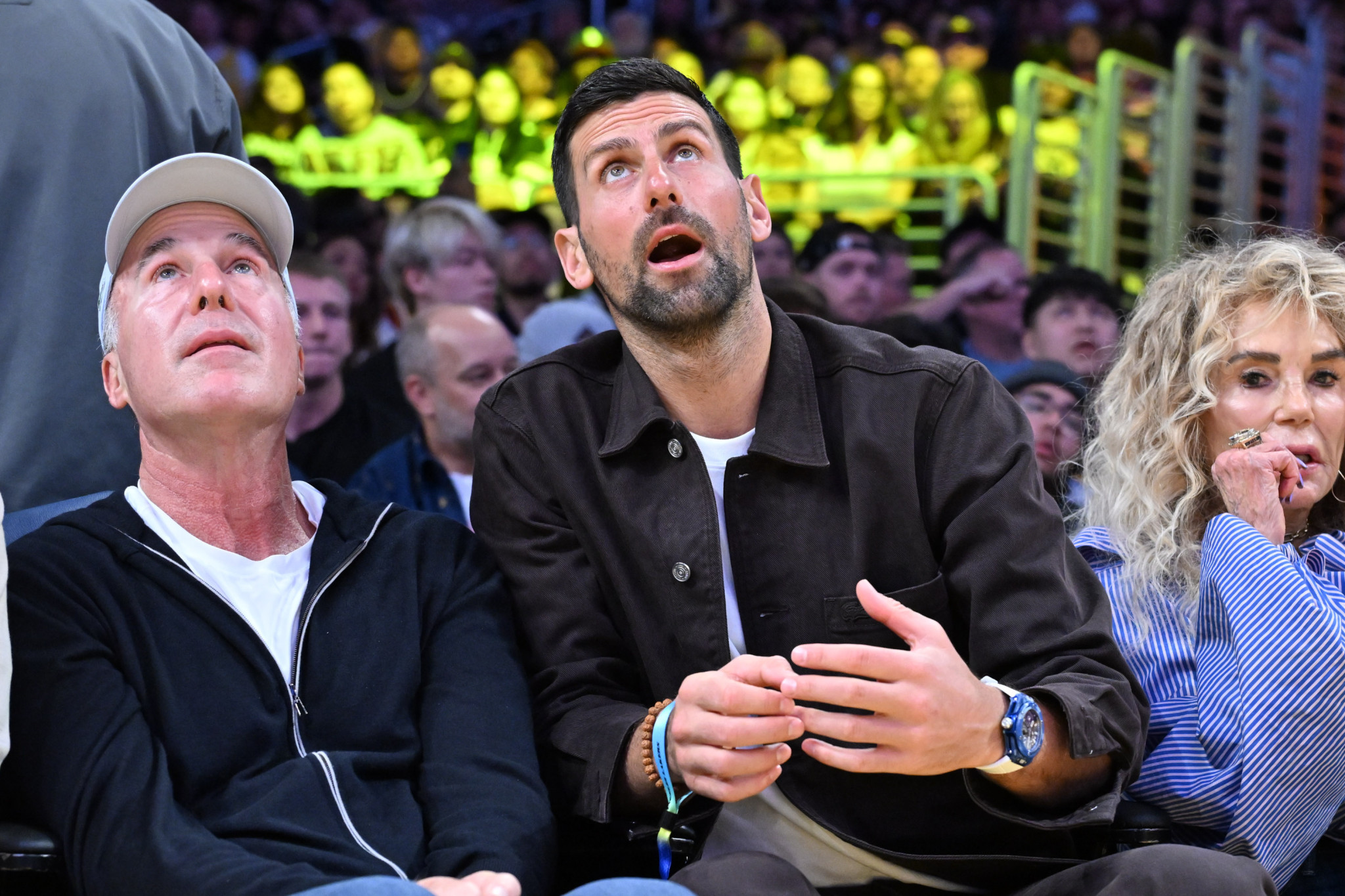 «Nole X Lakers»: Ο Τζόκοβιτς βρέθηκε στο Λος Άντζελες και φωτογραφήθηκε με ΛεΜπρόν και Ντόντσιτς!