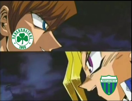 Με... Yu-Gi-Oh το pregame Λεβαδειακού για Παναθηναϊκό (video)