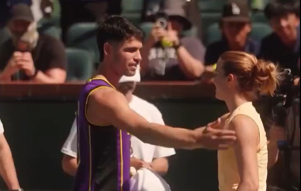 Το τετ α τετ της Σάκκαρη με τον Αλκαράθ (photo, videos)