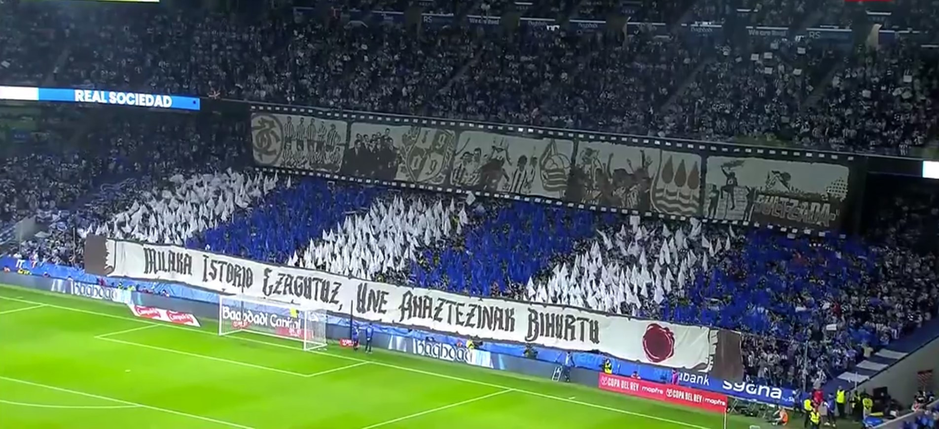 Φοβερή ατμόσφαιρα στις εξέδρες πριν το Σοσιεδάδ - Αθλέτικ Μπιλμπάο (video)