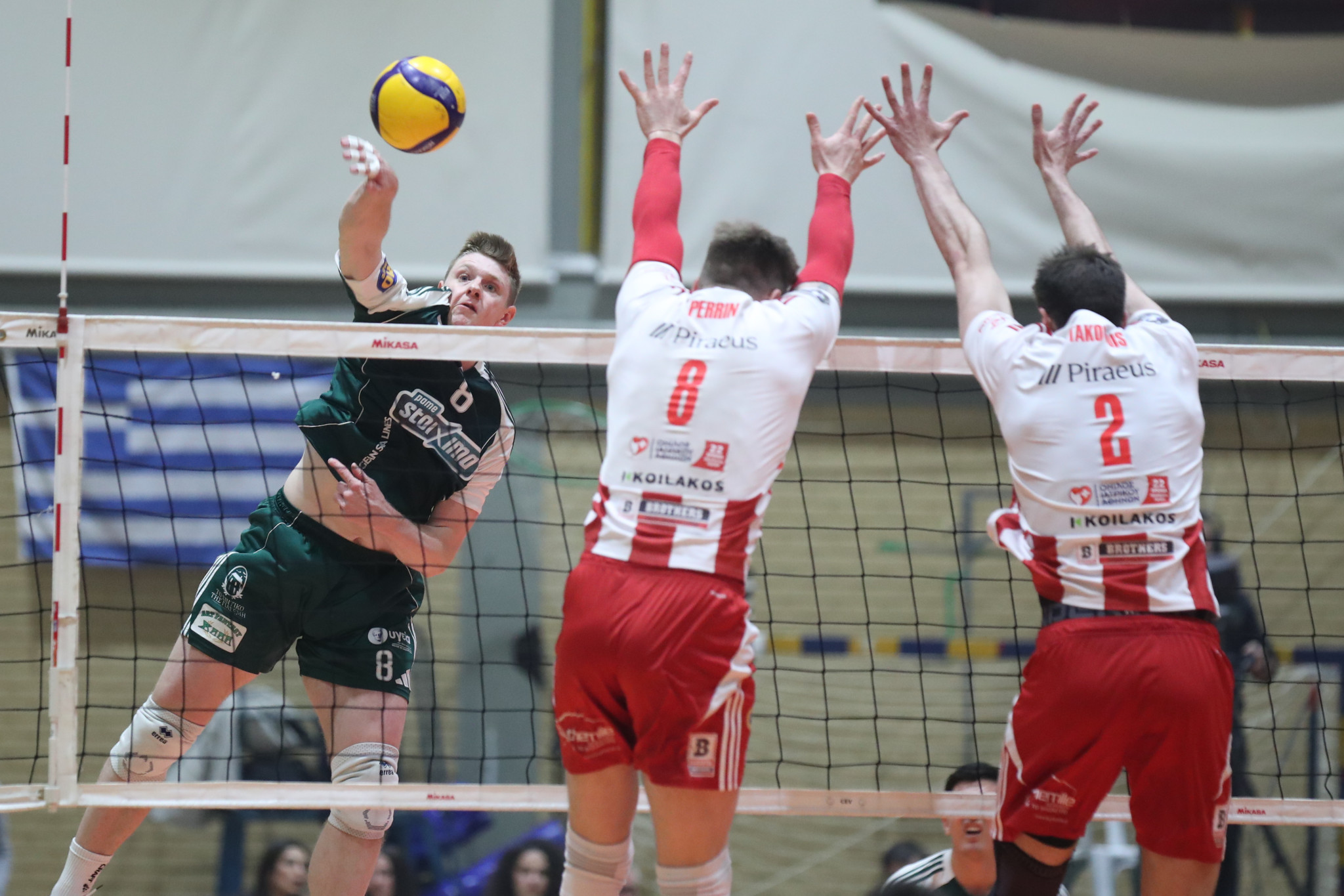 Η μέρα και η ώρα του δεύτερου ημιτελικού Ολυμπιακός-Παναθηναϊκός για τη Volley League ανδρών
