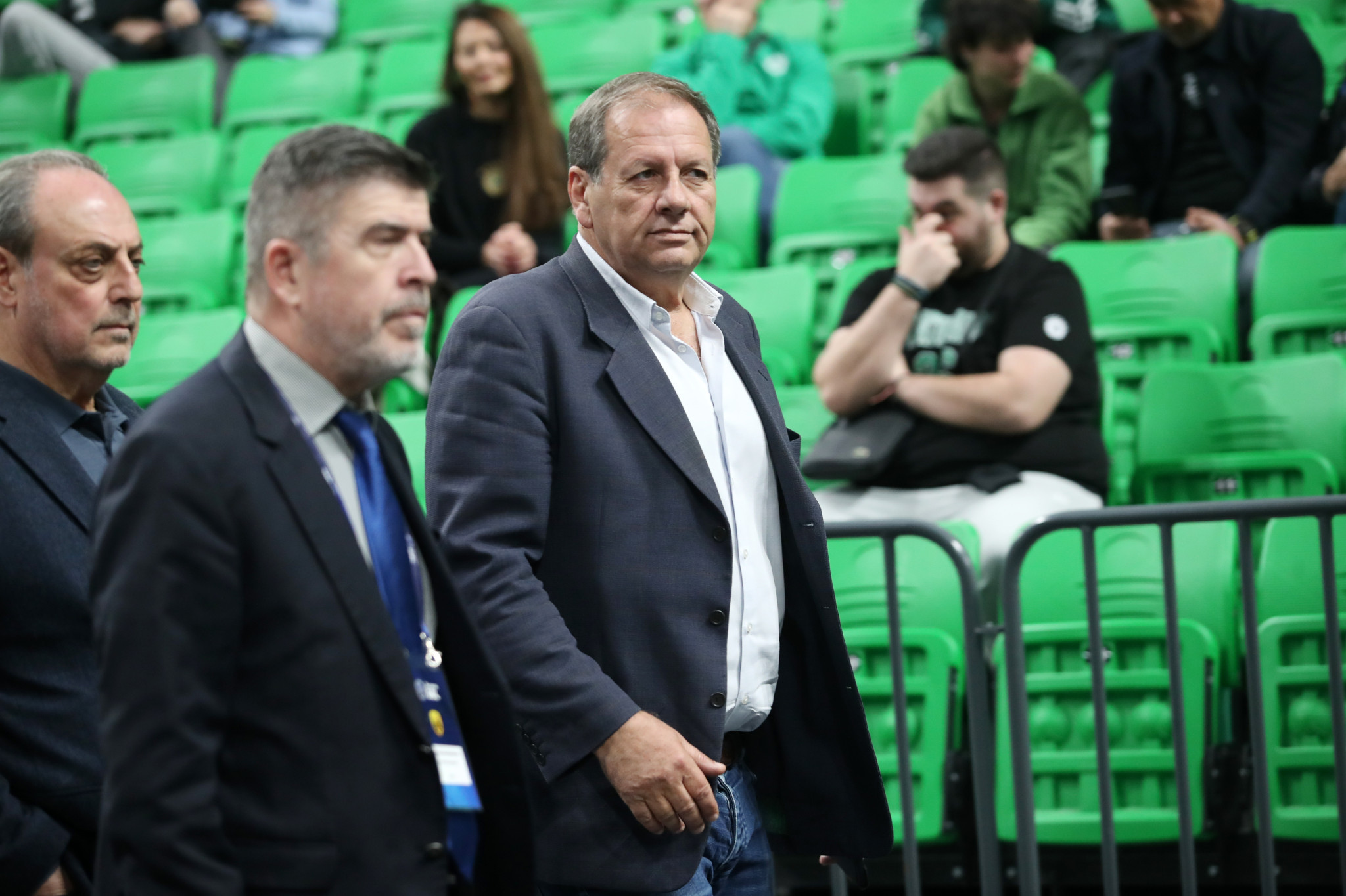 Στο Telekom Center ο Αγγελόπουλος για το παιχνίδι της ΑΕΚ κόντρα στον Παναθηναϊκό