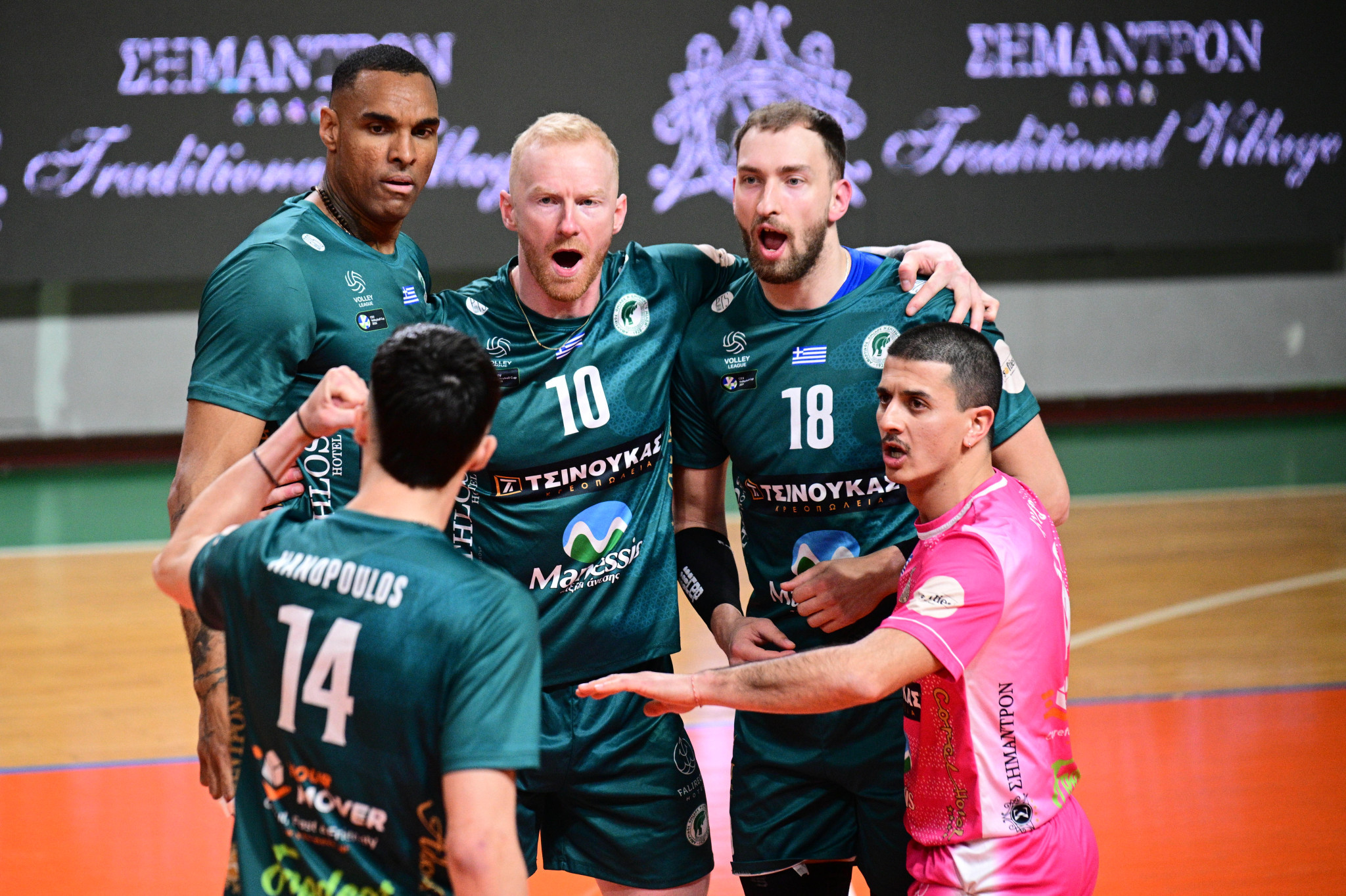 Βήμα πρόκρισης στους τελικούς των playoffs της Volley League έκανε ο Μίλωνας κόντρα στον ΠΑΟΚ