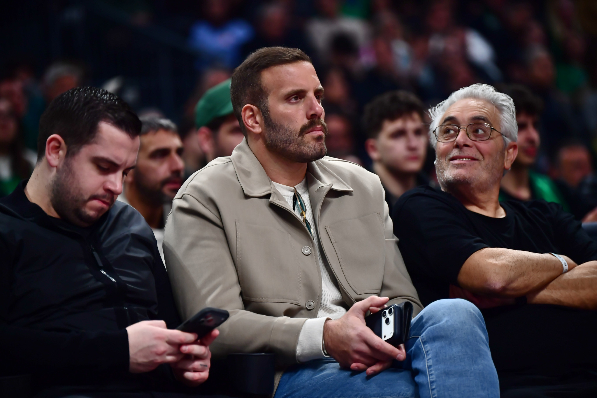 Ο Νίκος Παππάς στο T-Center για το Παναθηναϊκός - Ερυθρός Αστέρας