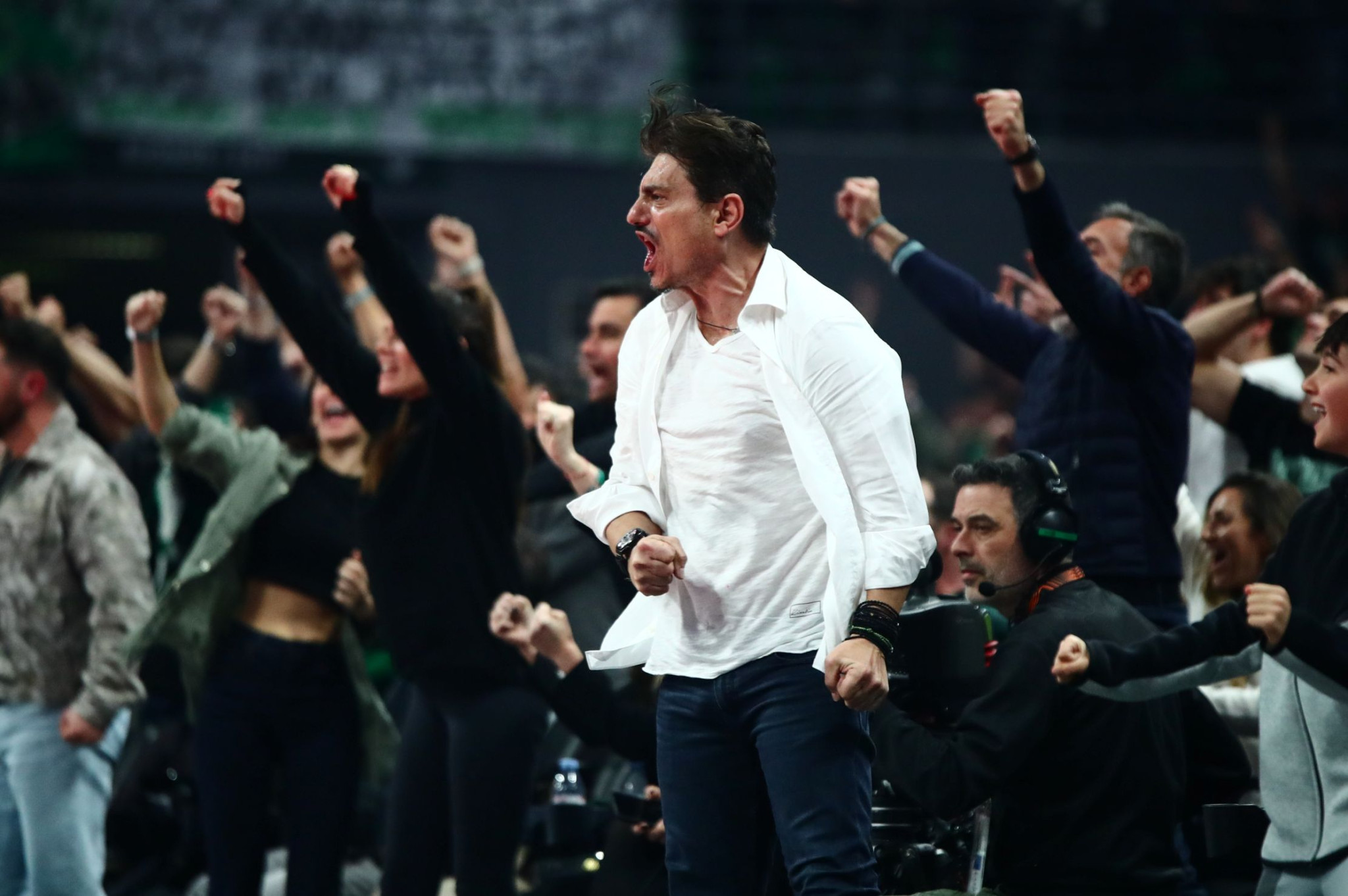 Στα αποδυτήρια του Παναθηναϊκού ο Γιαννακόπουλος - «Ήρθε και μας έδωσε ενέργεια»