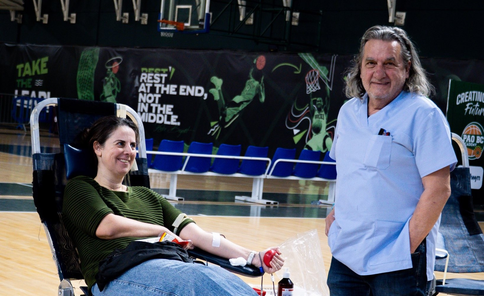 Μεγάλη ανταπόκριση στην δράση εθελοντικής αιμοδοσίας του Παναθηναϊκού