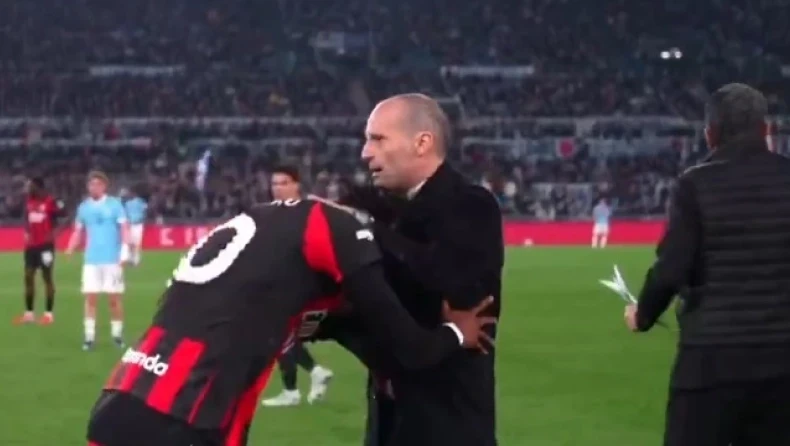 Χαμός στη Μίλαν: Έξαλλος ο Λεάο, έσπρωξε τον Αλέγκρι όταν έγινε αλλαγή (video)