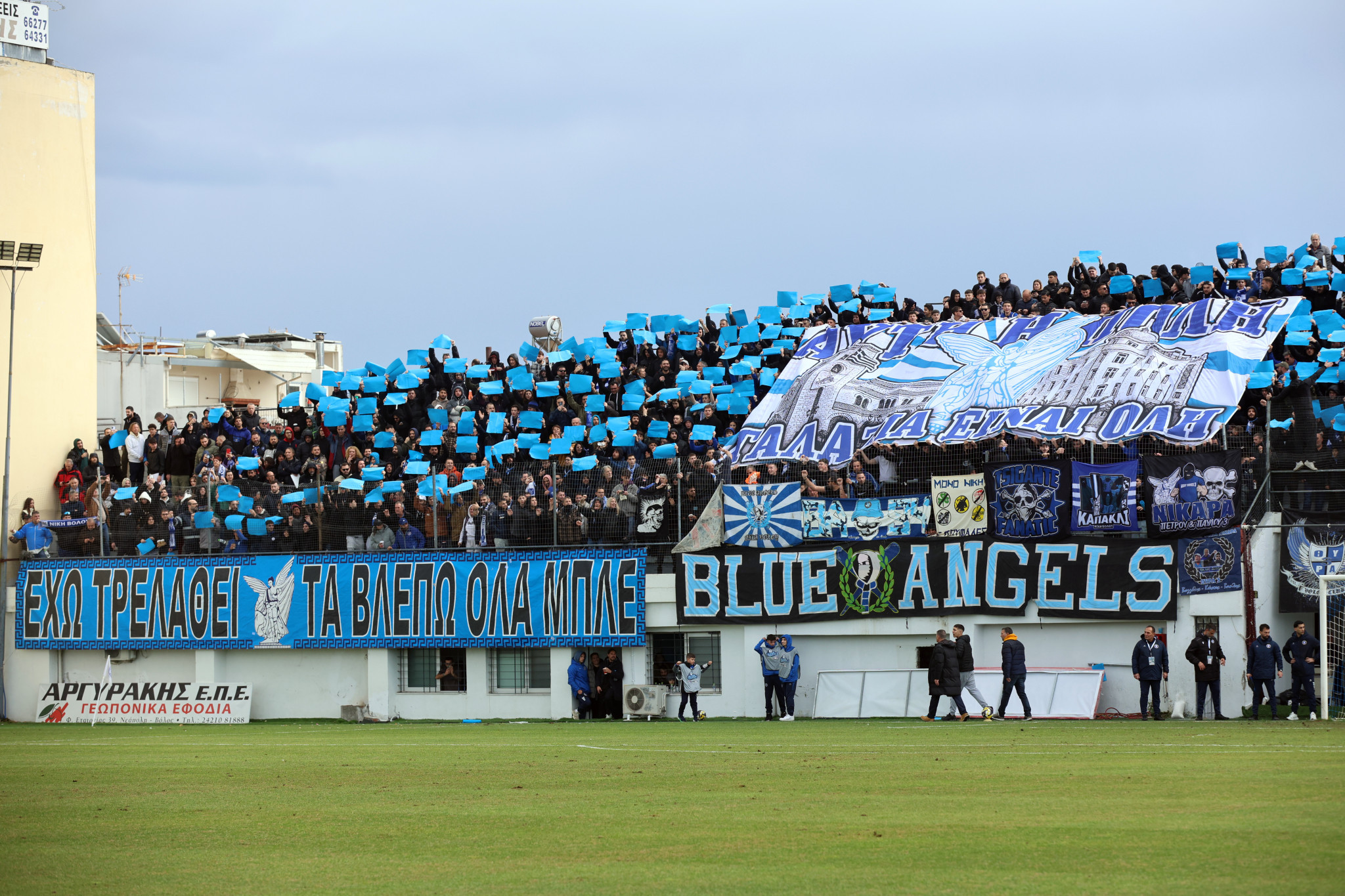Η Νίκη Βόλου «χτίζει» μία... καυτή έδρα για το πρωτάθλημα - Ανέγερση νέας εξέδρας