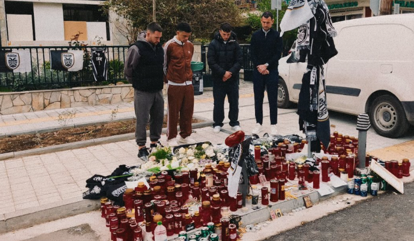 Ο ΠΑΟΚ τίμησε τη μνήμη του Κλεομένη με λουλούδια και μία φανέλα (video)