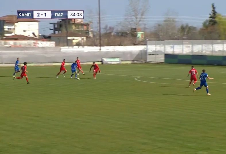 Τρομερό γκολ του Κασέμι με λόμπα για το 2-2 του ΠΑΣ Γιάννινα (video)
