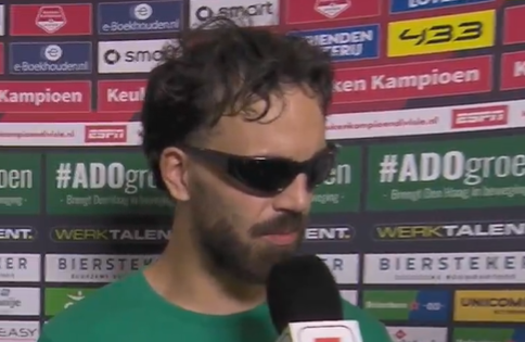 Απίθανο σκηνικό στην Ολλανδία: Παίκτης εμφανίστηκε για δηλώσεις με πούρο, γυαλιά και μπύρα (video)