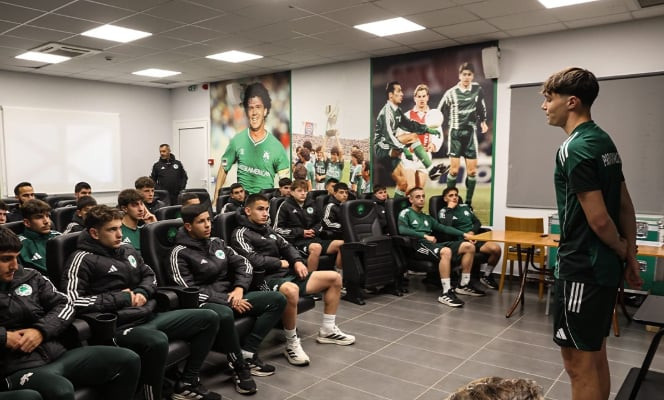 «Το αποτύπωμα της Ακαδημίας»: Η πρωτοβουλία του Παναθηναϊκού με την ομιλία του Κάτρη στους «μικρούς»