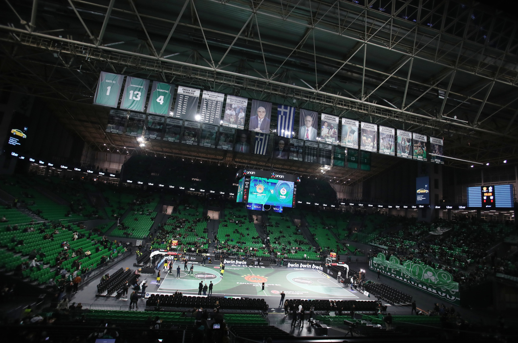 Η Μπανταλόνα θα προπονηθεί στο Telekom Center και όχι στη Sunel Arena ενόψει ΑΕΚ