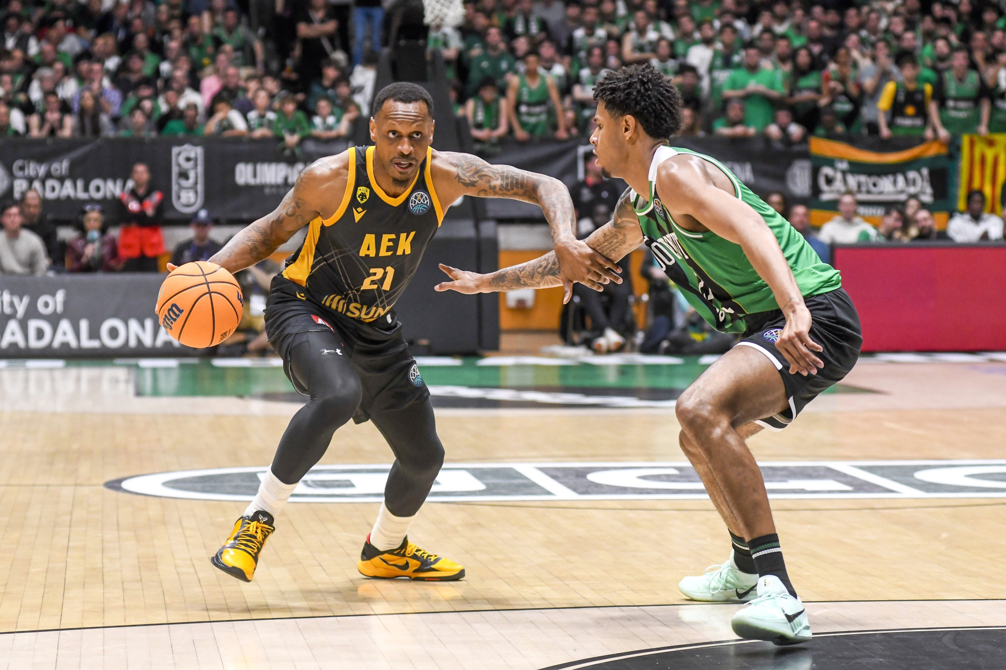 Μπανταλόνα - ΑΕΚ 88-66: Τα highlights από την ήττα της Ένωσης στην Ισπανία