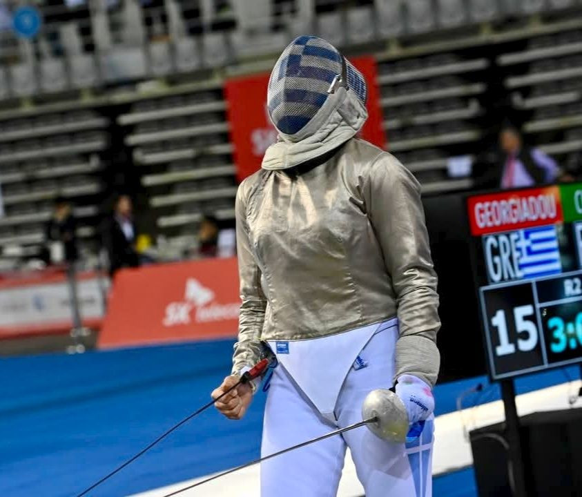 Δωδέκατη θέση για τη Γεωργιάδου στο Παγκόσμιο Κύπελλο σπάθης της Τασκένδης