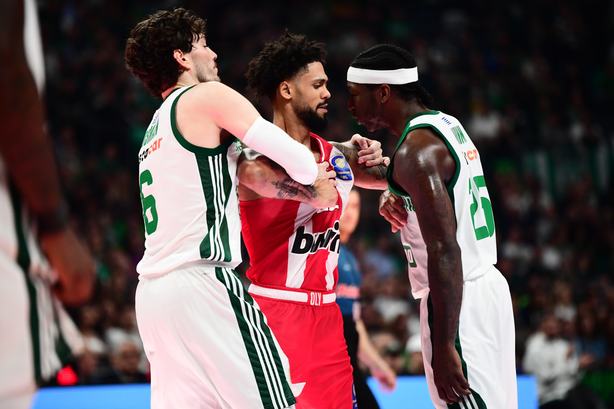 Τι αναφέρει το φύλλο αγώνα του Παναθηναϊκός - Ολυμπιακός για τις αποβολές Ναν-Ντόρσεϊ