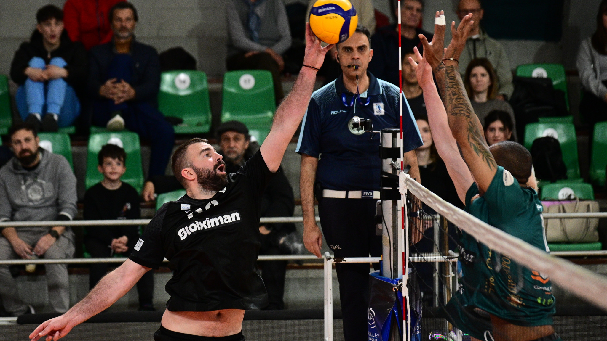 Η ώρα και το κανάλι του ημιτελικού της Novibet Volley League ανάμεσα σε ΠΑΟΚ και Μίλωνα