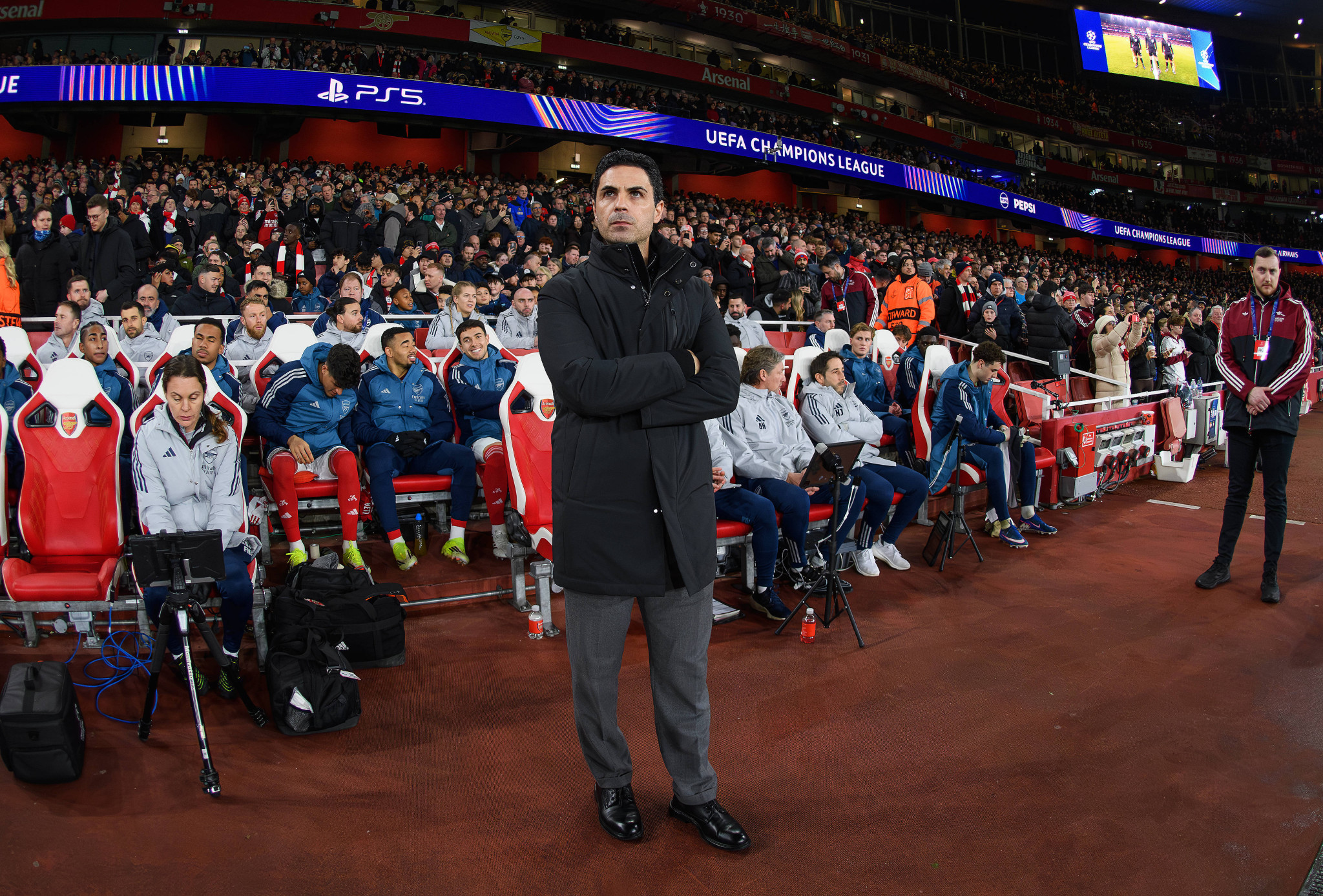 Πανό αφιερωμένο στον Αρτέτα πριν το Άρσεναλ-Μπόρνμουθ (photo)