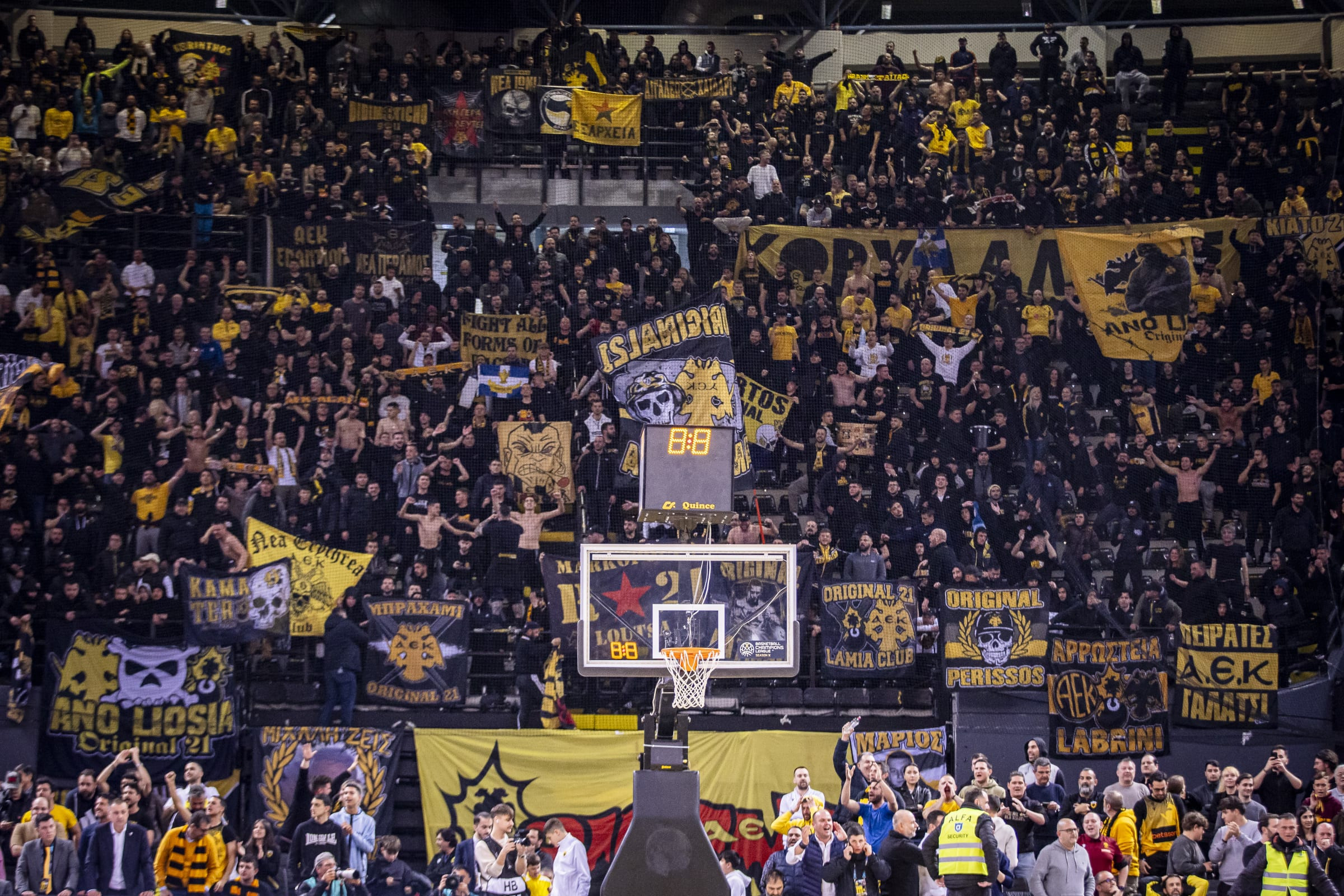 Κιτρινόμαυρη... τρέλα ενόψει Game 3 με Μπανταλόνα: Εξαντλήθηκαν τα εισιτήρια στις κεντρικές θύρες, γεμίζει η Sunel Arena