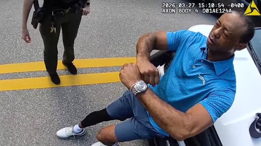 Η στιγμή που συλλαμβάνεται ο Τάιγκερ Γουντς: «Κοίταξα το τηλέφωνό μου και ξαφνικά, μπαμ!»