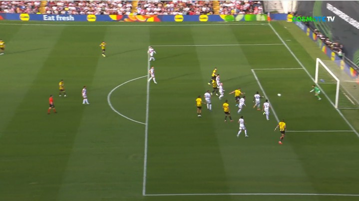 Το δοκάρι της ΑΕΚ με τον Βάργκα (video)