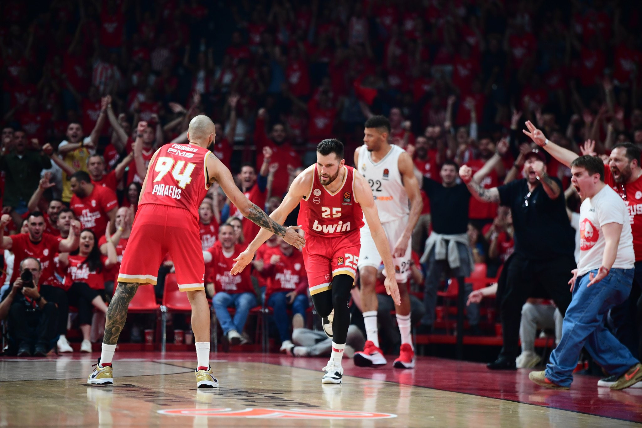 Η μέρα και η ώρα του Game 2 του Ολυμπιακού με την Ρεάλ Μαδρίτης