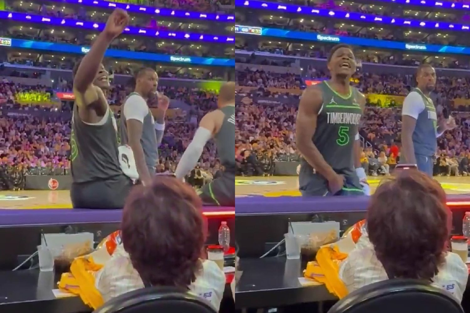 Ο Έντουαρντς συγκρίνει άσεμνα τα... προσόντα του με φίλαθλο των Λέικερς (video)