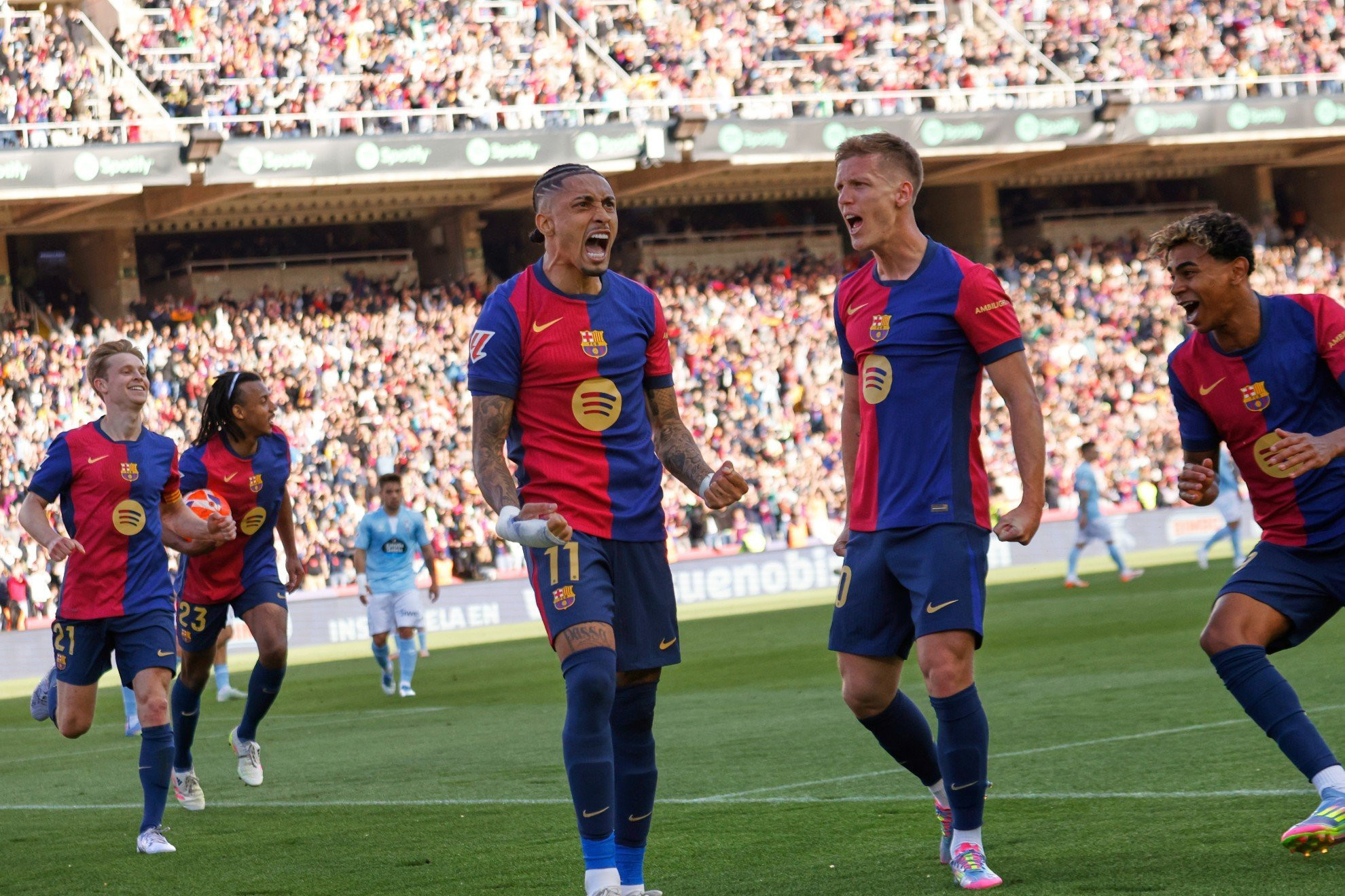 Μυθική ανατροπή της Μπαρτσελόνα, 4-3 τη Θέλτα στο 98'!