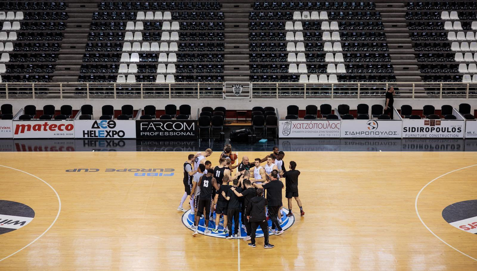 «Χαλάρωμα» στο PAOK Sports Arena υπό το βλέμμα του... Πέτζα για τη Μπιλμπάο