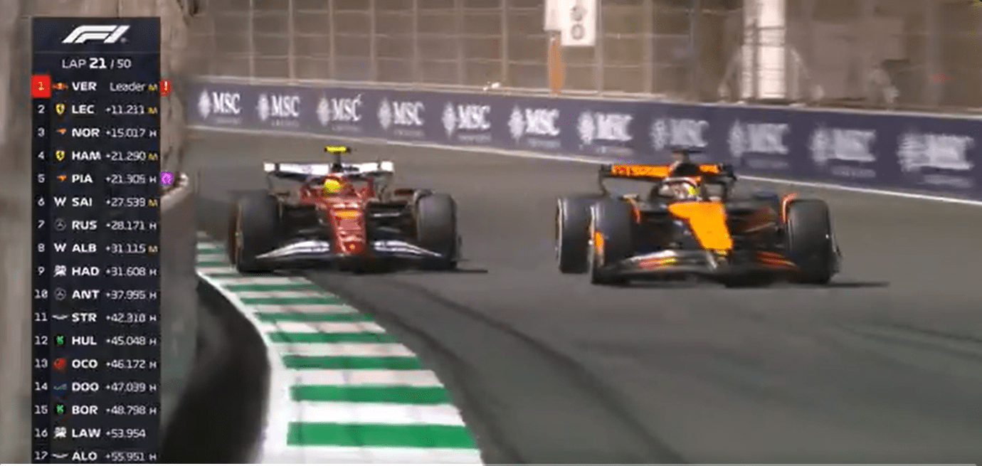 Η τρομερή προσπέραση του Πιάστρι στον Χάμιλτον σε... σύννεφο σκόνης (video)