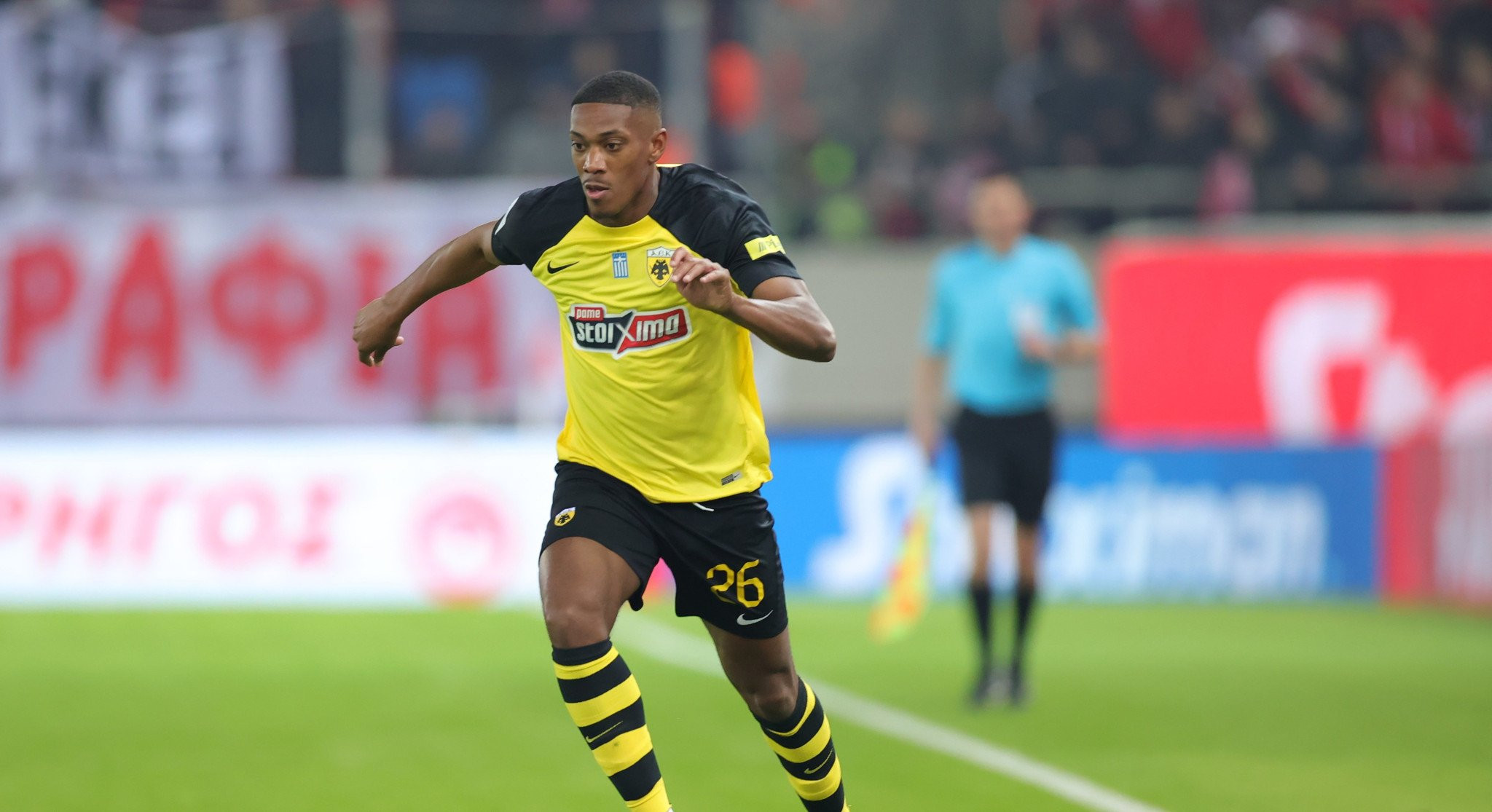 H 11άδα της ΑΕΚ κόντρα στον Ολυμπιακό, με Μαρσιάλ σέντερ φορ