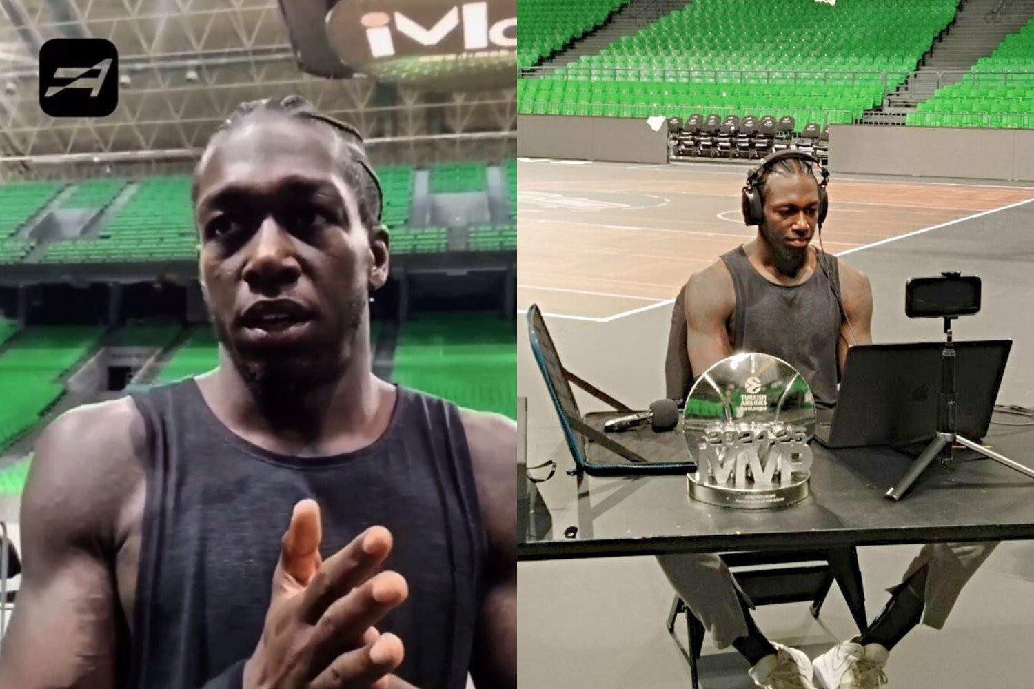 Ο Κέντριν Ναν στο Athletiko: «Με βοήθησαν οι συμπαίκτες μου να βγω MVP, έχουμε κι άλλα να πετύχουμε φέτος»